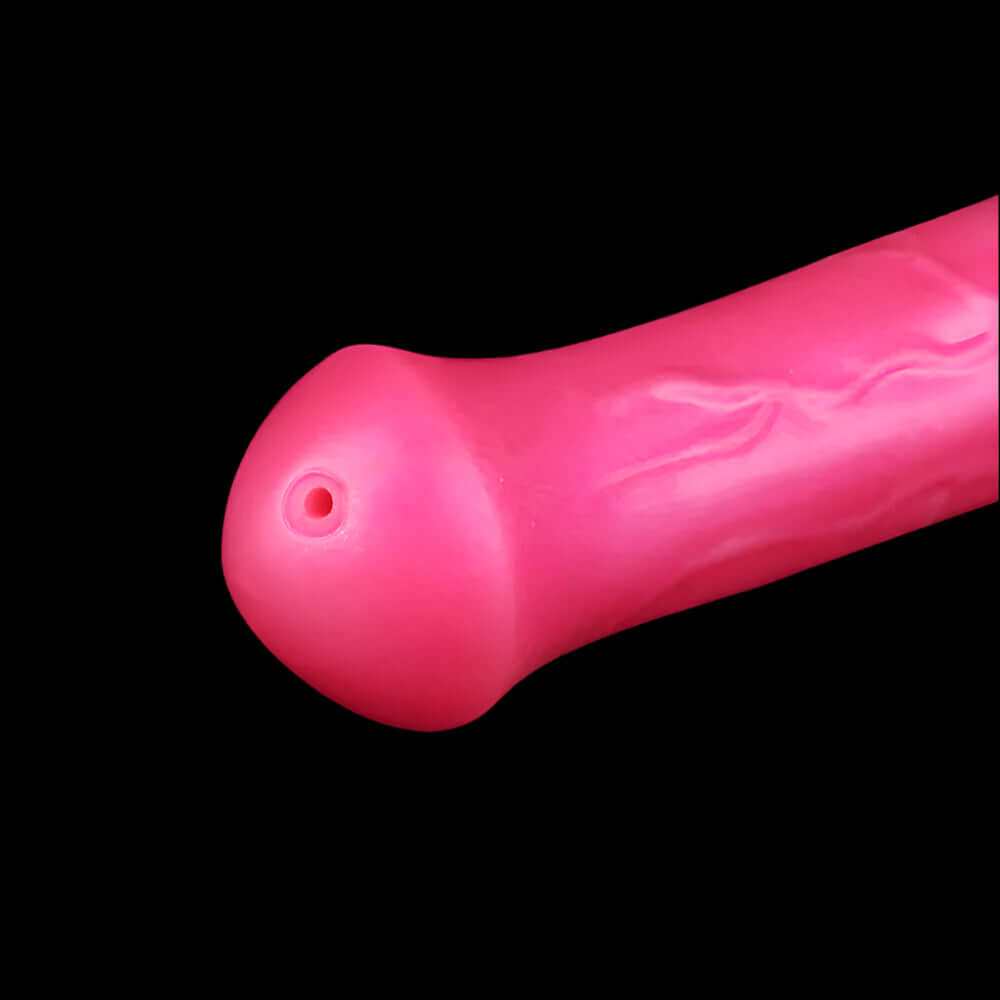 Bucephalus - Ejaculating (29cm) horse dildo in Mythical Pink, showcasing the textured design and release feature.